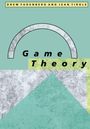 Text: "Drew Fudenberg and Jean Tirole", "Game Theory". Design: Geometrische Formen, Bogen und Dreieck.