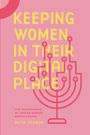 Text: "Keeping Women In Their Digital Place. The Maintenance of Jewish Gender Norms Online. Ruth Tsuria." Illustration: Menora.