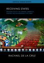 Text: "Critical Human Rights", "Receiving States", "Refugee Policy in Central America during the Salvadoran Civil War", "Rachael De La Cruz". Illustration von Menschen und Landschaften.
