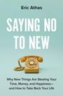 Eric Athas, "SAYING NO TO NEW", ein gelbes Retro-Telefon auf mintfarbenem Hintergrund.