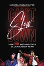 "CAN'T Slow DOWN" in leuchtendem Rot. Darunter Fotos von drei bekannten Musikikonen in auffälliger Kleidung.