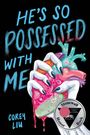 Titel: "He’s So Possessed with Me" von Corey Liu. Illustration: Eine Hand hält ein stilisiertes, verzierendes Herz. Stonewall-Preisplakette.