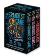 "The Grandest Game Collection"; "Only One Can Win"; Autor: Jennifer Lynn Barnes; Buchbox mit farbig verzierten Covern.