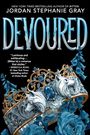 „Devoured“ von Jordan Stephanie Gray. Blaue Rosen, kunstvolle Krone mit Tiermotiven und Edelsteinen.