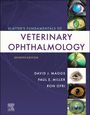 "Slatter's Fundamentals of Veterinary Ophthalmology, Seventh Edition, David J. Maggs, Paul E. Miller, Ron Ofri."  
Buchcover mit Augenbildern.