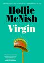 Titel: "Virgin" von Hollie McNish. Zitat von Shirley Manson. Abbildung einer Venusfliegenfalle auf grünem Hintergrund.