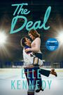 „The Deal, Off Campus Now an Original Series amazon prime, New York Times Bestselling Author Elle Kennedy“. Ein Hockeyspieler hebt eine Frau lächelnd hoch.