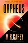 „Endless Day. Eternal Night. A World at War with Itself.“ Darüber der Titel „ORPHEUS“ auf einem planetarischen Hintergrund.