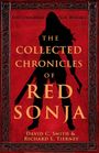 "The Original Six Books. The Collected Chronicles of Red Sonja. David C. Smith & Richard L. Tierney." Silhouette einer Kriegerin.