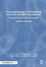 "Neuropsychology of Malingering and Non-Credible Presentations. Perspectives on Validity Assessment. Second Edition. Editor: Joel E. Morgan." Pastellblauer Hintergrund mit weißen, wirbelnden Linien.