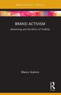 "BRAND ACTIVISM: Advertising and the Ethics of Visibility" von Marco Scalvini. Bunter geometrischer Banner oben.