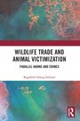 Text: "Wildlife Trade and Animal Victimization: Parallel Harms and Crimes" von Ragnhild Aslaug Sollund. Farbiges abstraktes Muster.