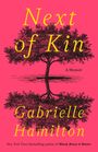 "Next of Kin, A Memoir, Gabrielle Hamilton." Illustration eines Baums auf pinkem Hintergrund.