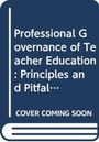 Text: "Professional Governance of Teacher Education: Principles and Pitfalls. COVER COMING SOON." Abstraktes Buchcover-Design.