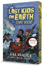 "The Last Kids on Earth and the Cosmic Beyond." Kinder in winterlicher Kleidung, Monster mit großen Zähnen.