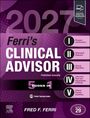 "2027 Ferri's Clinical Advisor" in lila Tönen, mit Texten zu Krankheiten, Diagnosen, Algorithmen und mehr. Edition 29. Fred F. Ferri.