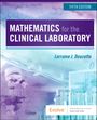 "Fifth Edition", "Mathematics for the Clinical Laboratory", "Lorraine J. Doucette", "Evolve". Labor-Gläser und Text.