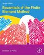 "Essentials of the Finite Element Method", Second Edition, Dimitrios G. Pavlou. Illustration von bunten, stilisierten Gebäuden.