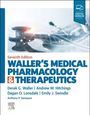 „Waller's Medical Pharmacology & Therapeutics“, siebte Ausgabe, Autoren: Waller, Hitchings, Lonsdale, Swindle, Sampson. Stethoskop im Hintergrund.