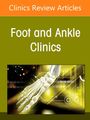 "Clinics Review Articles: Foot and Ankle Clinics." Darunter ein wissenschaftliches Bild eines Fußskeletts.