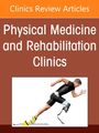 Text: "Clinics Review Articles", "Physical Medicine and Rehabilitation Clinics". 
Ein Athlet mit Prothesen beim Start.