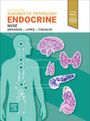 Der Text zeigt "Fourth Edition: Diagnostic Pathology Endocrine" von Nosé. Eine Illustration mit körpereigenen Systemen und Organbildern.