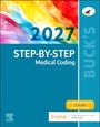 Text: "2027 STEP-BY-STEP Medical Coding", "Includes 30-day access to TruCode", "BUCK'S", "Evolve". Logo oben rechts.
