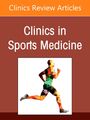 Text: "Clinics Review Articles" und "Clinics in Sports Medicine". Illustration: Läufer aus bunten geometrischen Formen.