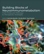 Text: "Building Blocks of Neuroimmunometabolism: From Molecular Pathways to Therapeutic Strategies." Bild: Neuron mit farbigen Verzweigungen.