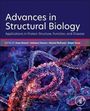"Advances in Structural Biology" oben, unten redigiert von vier Personen. Farbiges DNA-Illustration mit AP-Logo.