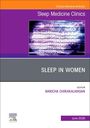 "Sleep Medicine Clinics: Sleep in Women, Editor Naricha Chirakalwasan, June 2026." Illustration von Schlafmustern.