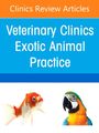 "Clinics Review Articles: Veterinary Clinics Exotic Animal Practice. Ein Goldfisch und ein bunter Papagei sind darunter abgebildet."