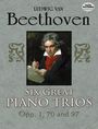 Ludwig van Beethoven: 6 Grt Piano Trios In Full Scor, Buch