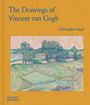 Auf gelbem Hintergrund steht: "The Drawings of Vincent van Gogh" und "Christopher Lloyd". Darunter eine Landschaftszeichnung.