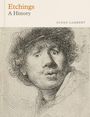 "Etchings: A History" von Susan Lambert. Darstellung eines nachdenklichen Mannes, detailliert gezeichnet.