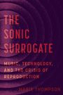 „The Sonic Surrogate: Music, Technology, and the Crisis of Reproduction“ von Marie Thompson. Kreise in dunklen Tönen.