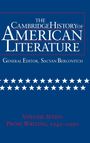 : The Cambridge History of American Literature, Buch