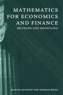 Martin Anthony: Mathematics for Economics and Finance, Buch