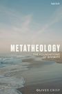 METATHEOLOGY, THE FOUNDATIONS OF DIVINITY, OLIVER CRISP. Am Strand brechende Wellen bei sanft bewölktem Himmel.
