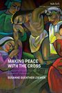 "MAKING PEACE WITH THE CROSS", lebendige, ausdrucksstarke Illustration von Figuren in inniger, gefühlvoller Szene.