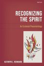 Text: "RECOGNIZING THE SPIRIT - An Ecclesial Pneumatology - KATHRYN L. REINHARD".  
Illustration: Abstrakte Taube mit Flammen.