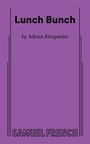 Titel: "Lunch Bunch" von Adrian Einspanier. Unten: "SAMUEL FRENCH". Lila Hintergrund mit schwarzen Linien.