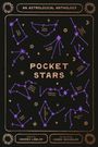 Titel: Pocket Stars. Eine astrologische Anthologie, herausgegeben von Andrea Lawlor. Violette Sternbilder auf schwarzem Hintergrund.