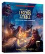 "Dungeons & Dragons: Heroes' Feast Legends of the Table. Drei Charaktere in mystischer Kulisse mit zwei Monstern."