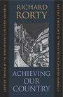 Richard Rorty: Achieving Our Country, Buch
