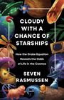 „Cloudy With a Chance of Starships“, darüber bunte Illustrationen von UFO, Planeten, Teleskop und Tieren.