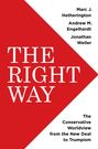 "THE RIGHT WAY" in Weiß auf rotem Hintergrund, Autoren: Marc J. Hetherington, Andrew M. Engelhardt, Jonathan Weiler.