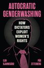 „AUTOKRATISCHE GENDERWÄSCHE: WIE DIKTATOREN FRAUENRECHTE AUSNUTZEN“ – Silhouette eines Anzugs in Pink.