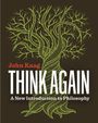 "John Kaag: THINK AGAIN - A New Introduction to Philosophy." Illustration eines stilisierten Baums aus grünen Linien.