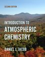 „Second Edition. Introduction to Atmospheric Chemistry. Daniel J. Jacob.“ Herbstliche Waldlandschaft mit Bergen.